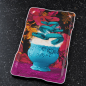 Preview: Gangzai rectangular Tray, Boabol paint Lacquer multicolor, style